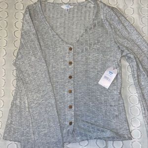 Flowy grey long sleeve
